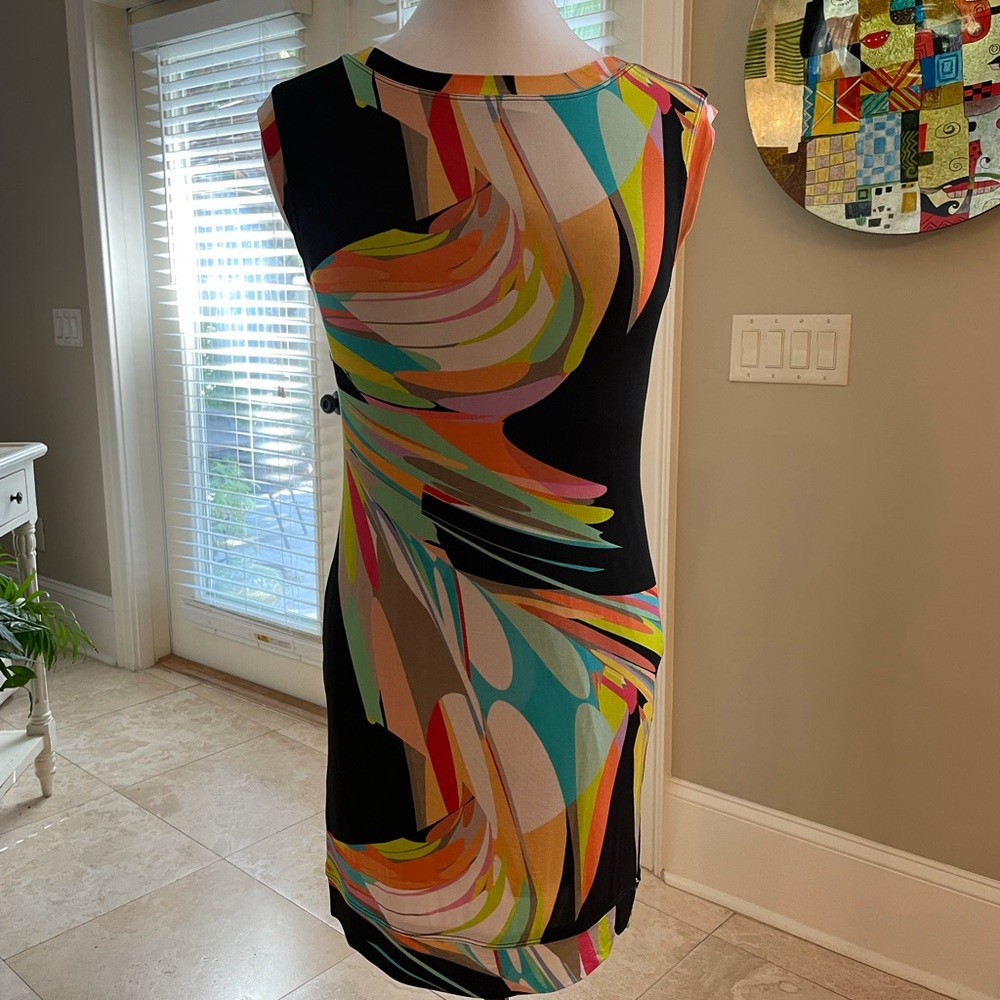 Trina Turk Multicolor Abstract Mini Dress